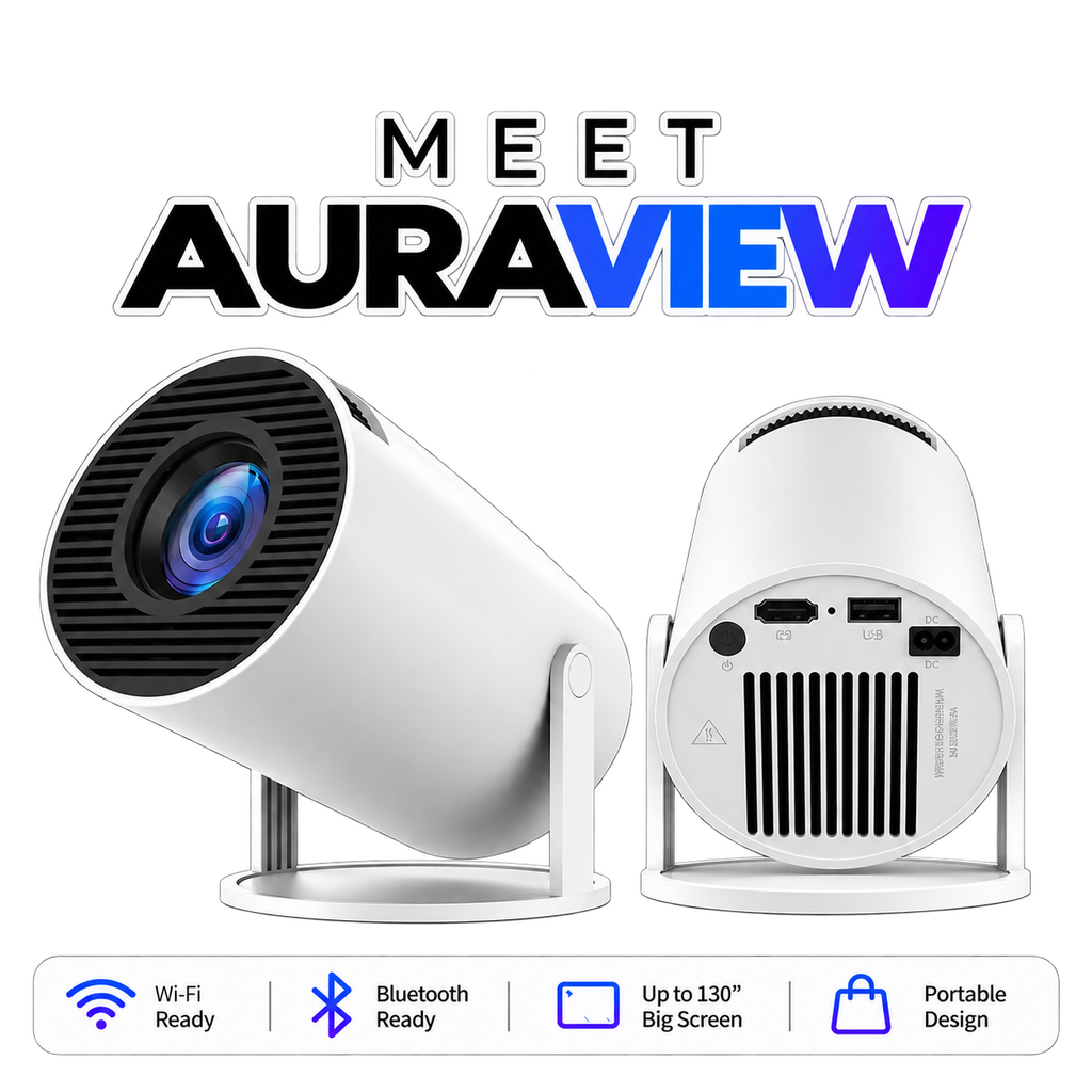 AURAVIEW mini projector